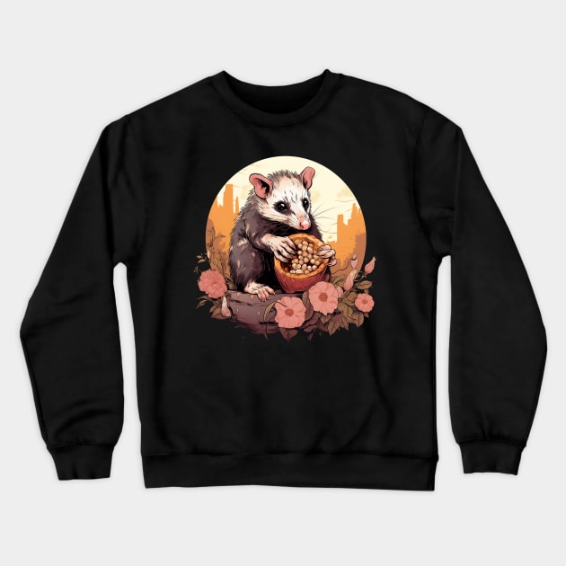 possum Crewneck Sweatshirt by piratesnow